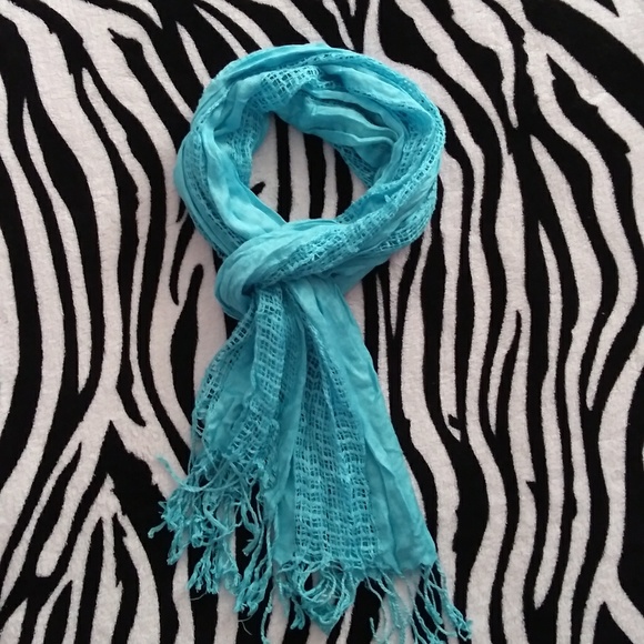 Light Blue Scarf - Picture 2 of 4